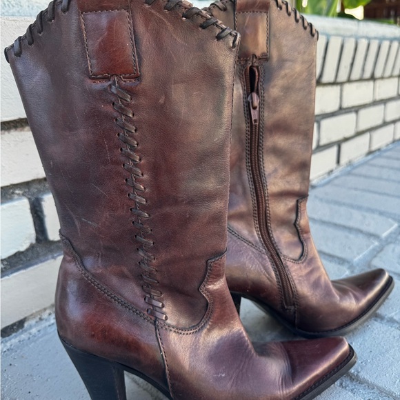 Steve Madden Shoes - Steve Madden Dark Brown Heeled Boots